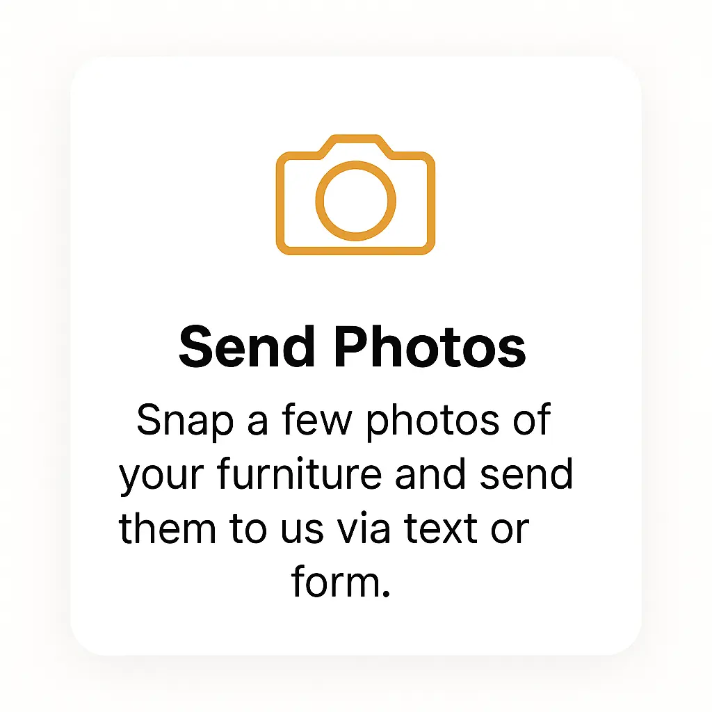 Upholstery send photos in Austin
