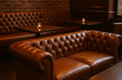 Repair leather chesterfield in Pflugerville #2